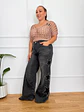 Stars Black Jeans Bootcut 9393 - thumbnail 2