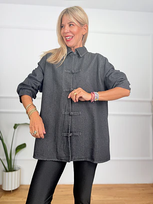 Monroe Jean Jacket Βlack 346 