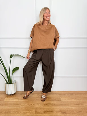 Aerial Blouse Camel Y118M6277