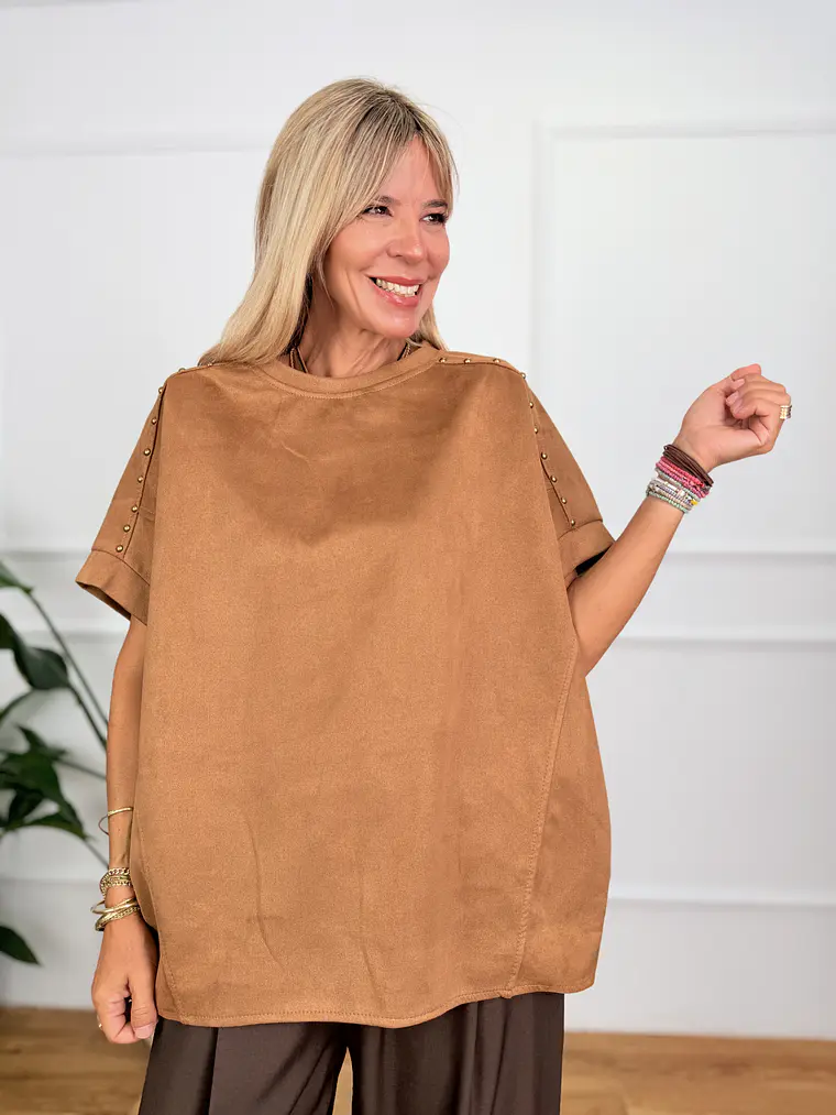 Aerial Blouse Camel Y118M6277 1