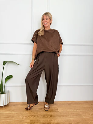 Aerial Blouse Brown Y118M6277