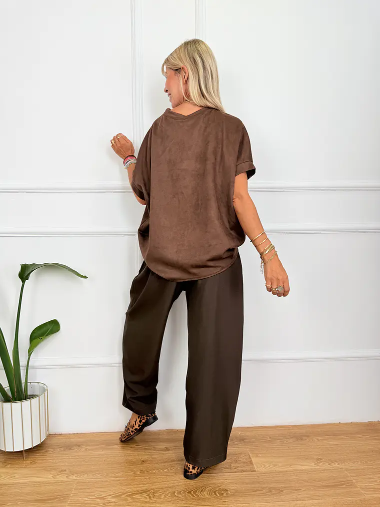 Aerial Blouse Brown Y118M6277 3