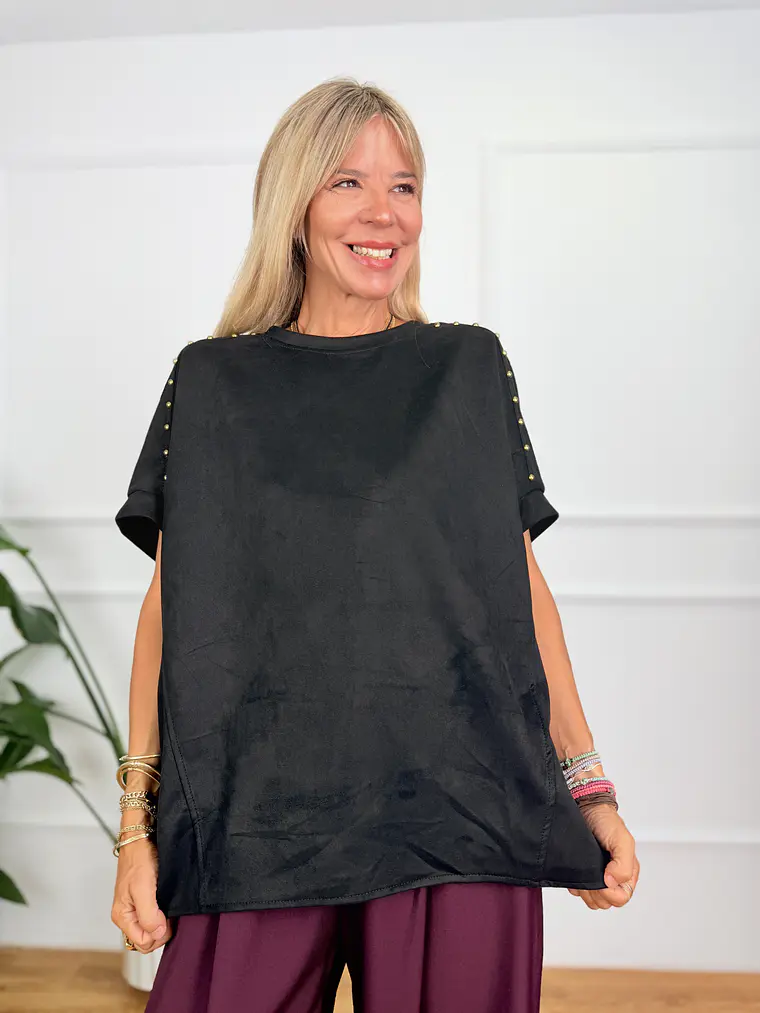 Aerial Blouse Black Y118M6277  1
