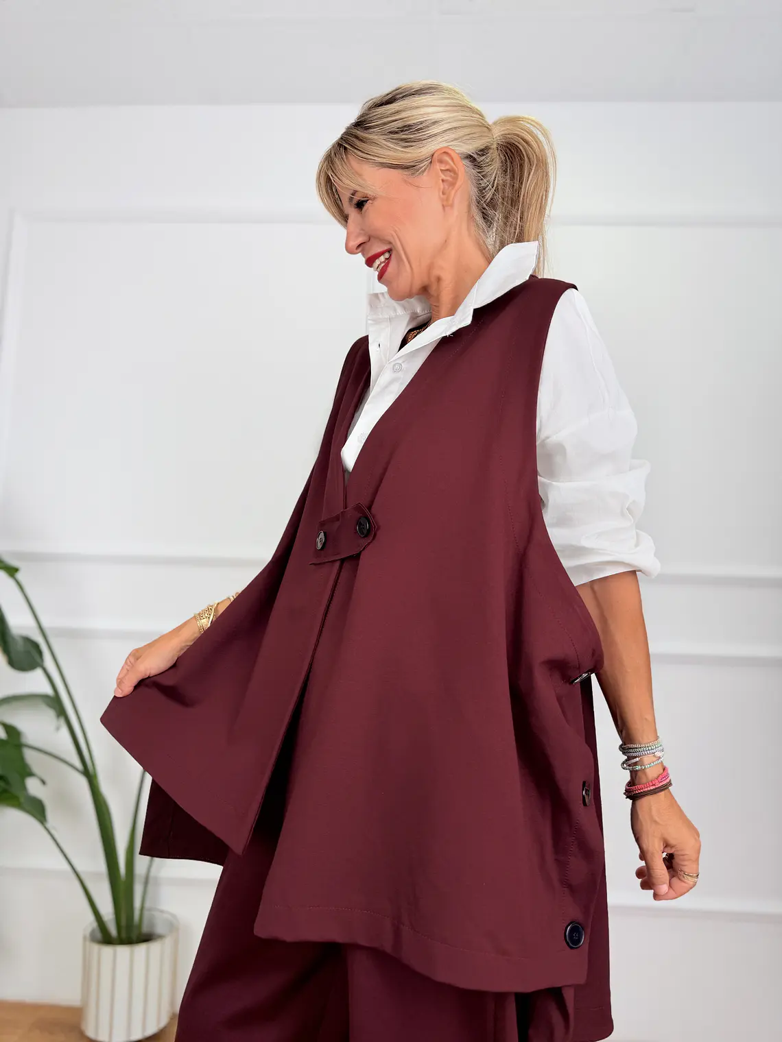 Levi Suit Wine 53342  3