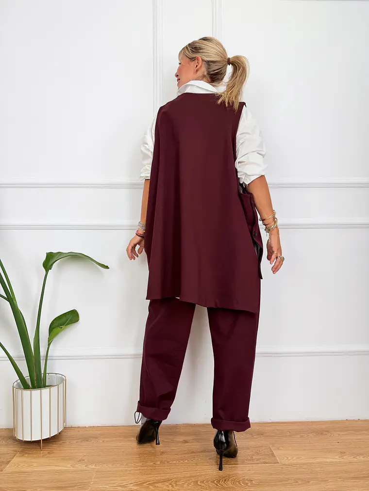 Levi Suit Wine 53342  2