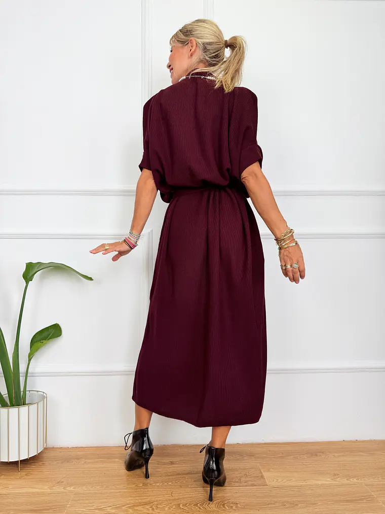 Dean Maxi Dress Eggplant 0518 3