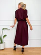 Dean Maxi Dress Eggplant 0518 - thumbnail 3