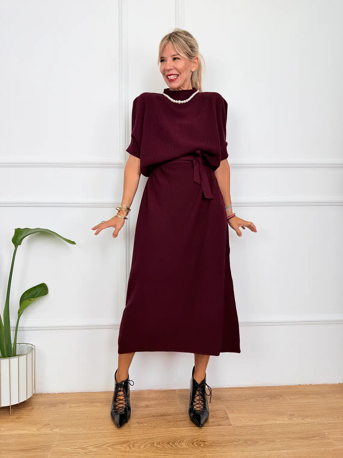 Dean Maxi Dress Eggplant 0518 1