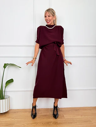 Dean Maxi Dress Eggplant 0518