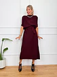 Dean Maxi Dress Eggplant 0518 - thumbnail 1