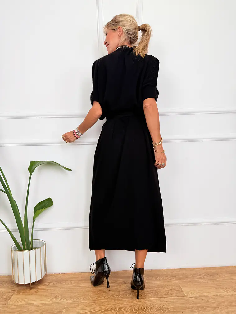 Dean Maxi Dress Black 0518 3