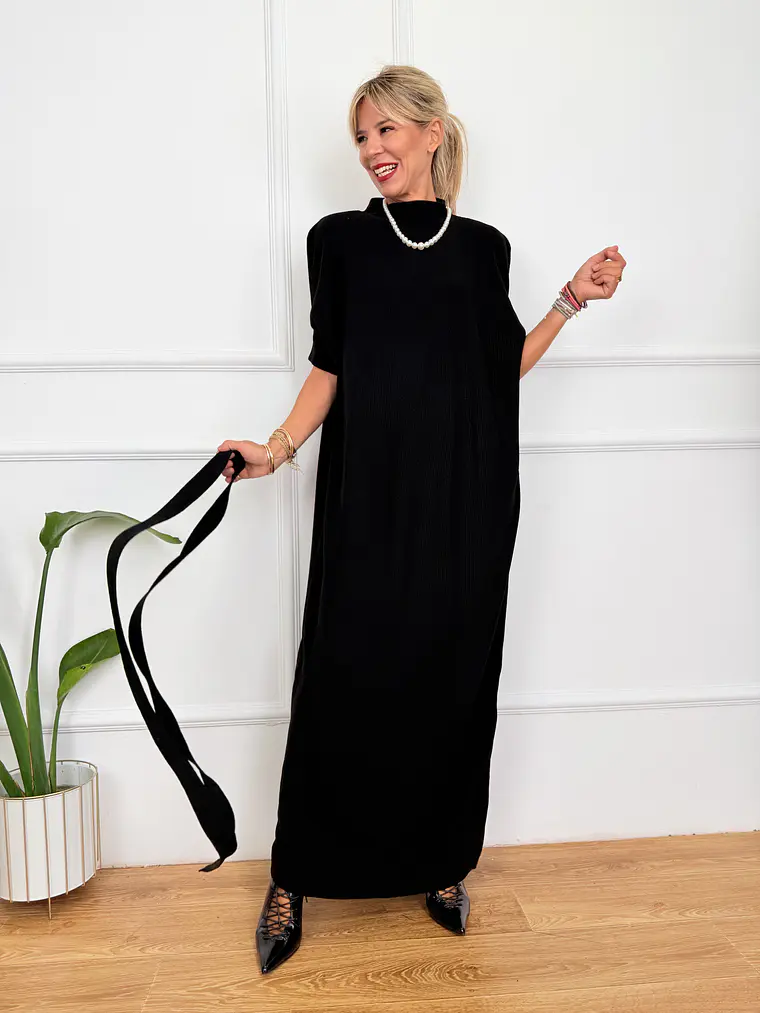 Dean Maxi Dress Black 0518 2