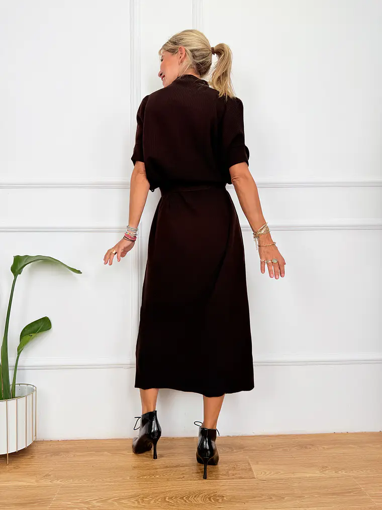 Dean Maxi Dress Brown 0518 3
