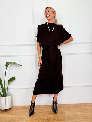 Dean Maxi Dress Brown 0518