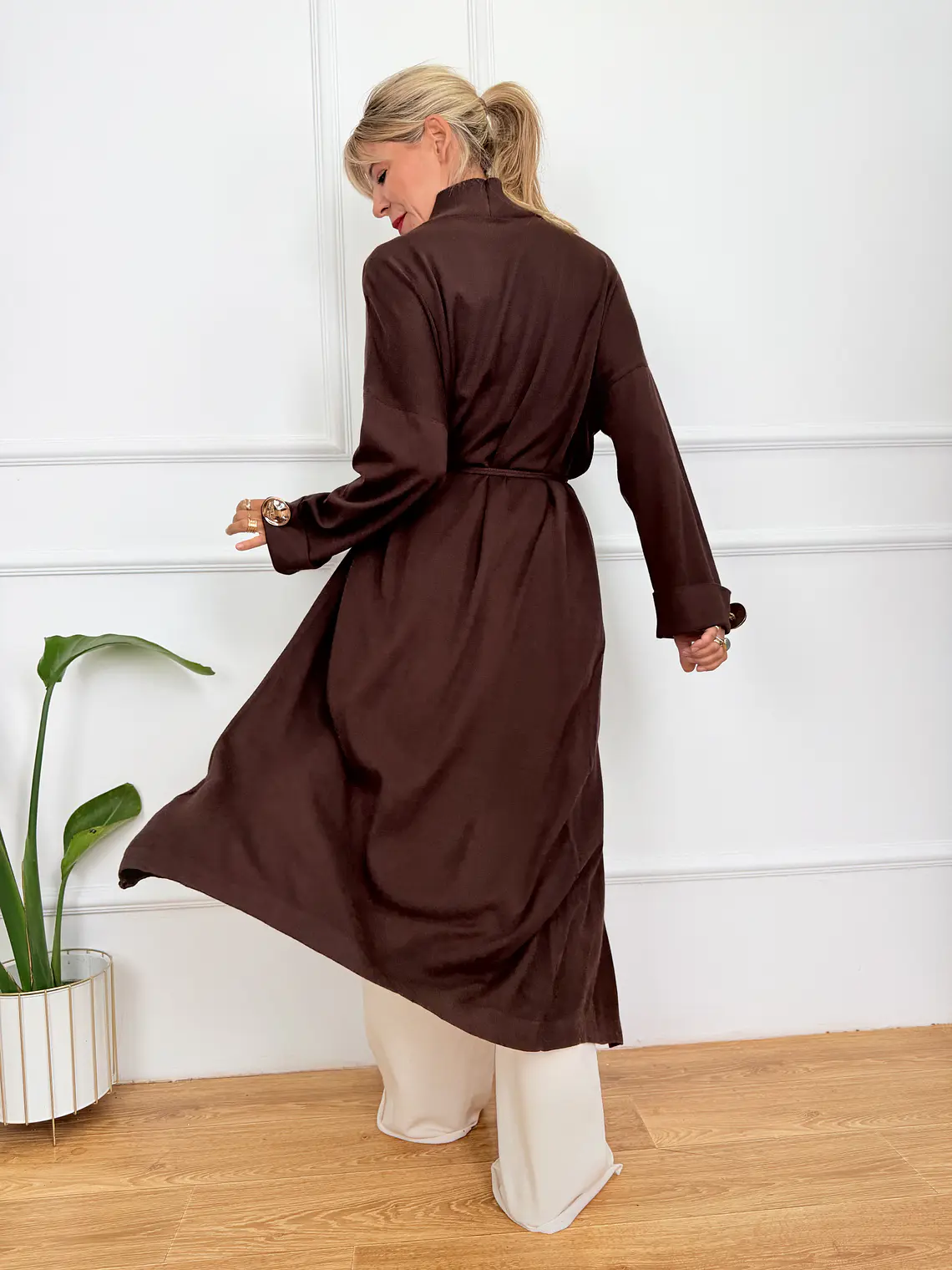 Tucker Cardigan Brown 5268  2