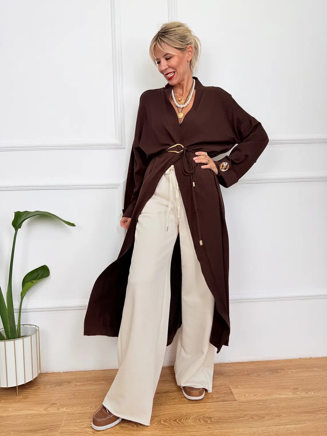 Tucker Cardigan Brown 5268  1