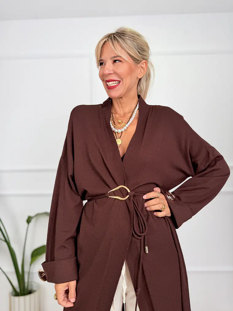 Tucker Cardigan Brown 5268  3