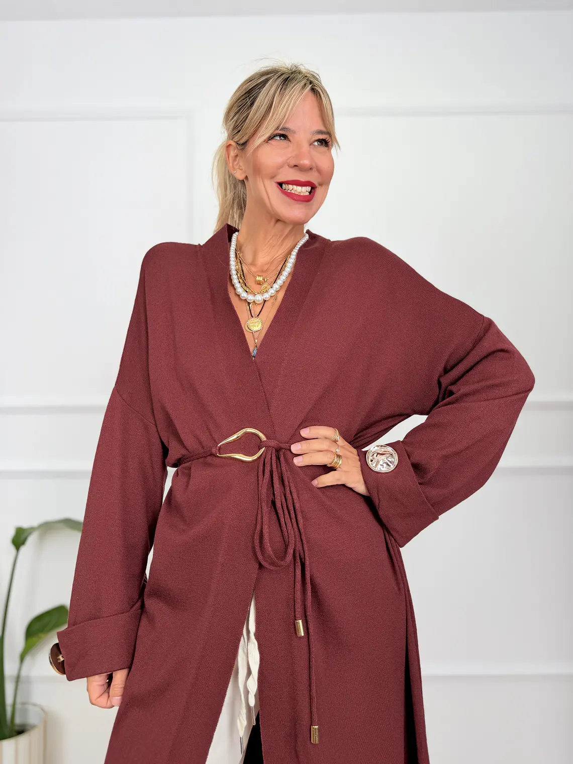 Tucker Cardigan Terracotta 5268    3