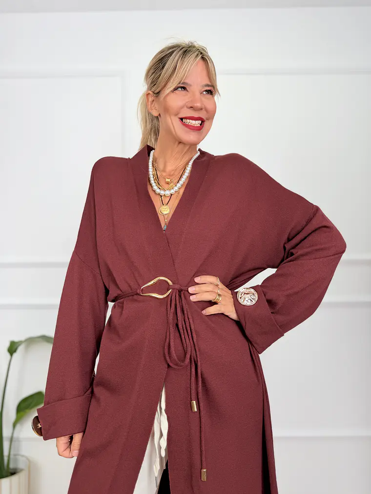 Tucker Cardigan Terracotta 5268    3