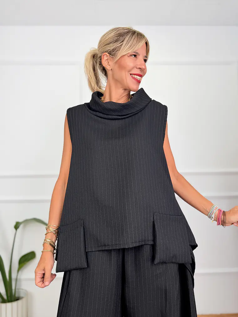Montana Suit Stripped Black 53358 3
