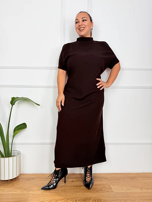 Dean Maxi Dress Brown 0518