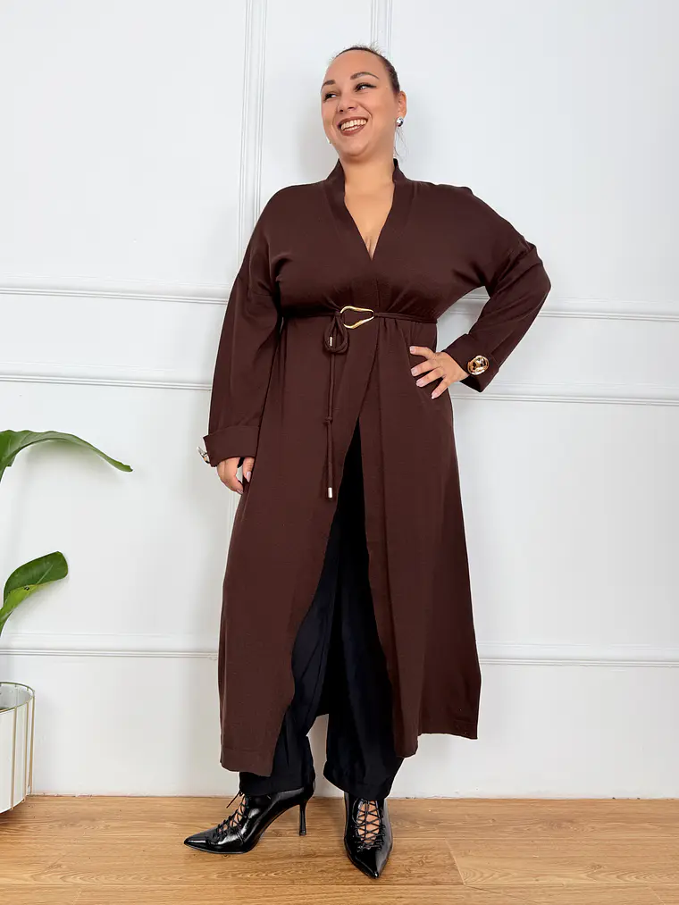 Tucker Cardigan Brown 5268  2