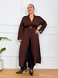 Tucker Cardigan Brown 5268  - thumbnail 2