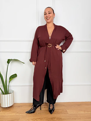 Tucker Cardigan Terracotta 5268   