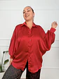Carie satin Shirt 51651 RED - thumbnail 1