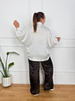 Carie satin Shirt 51651 WHITE  - thumbnail 4