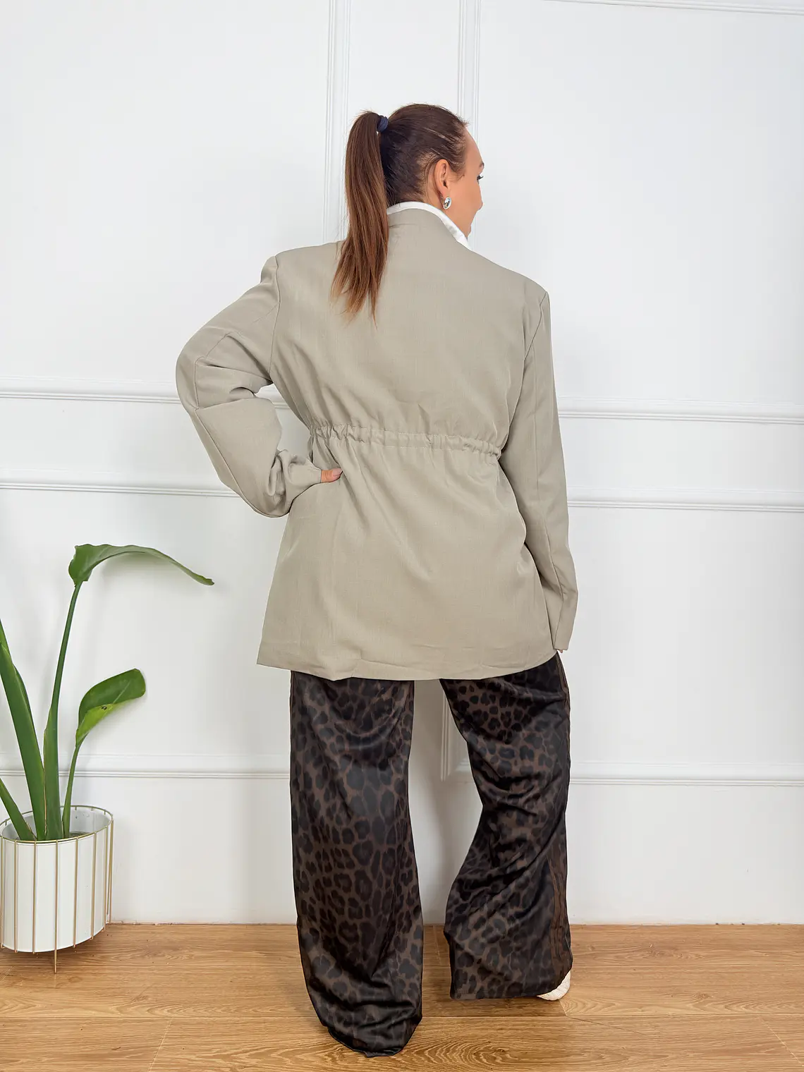 Jenny Trench Coat Sand 89992  4