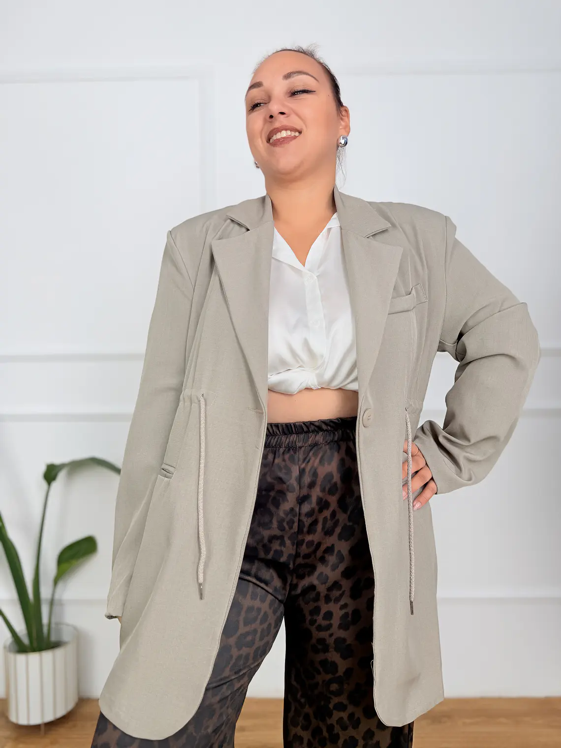 Jenny Trench Coat Sand 89992  1