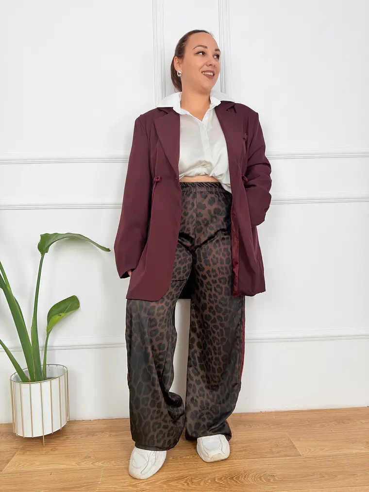 Jenny Trench Coat Wine 89992 3