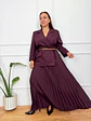 Clementine Dress Wine 2991 - thumbnail 1