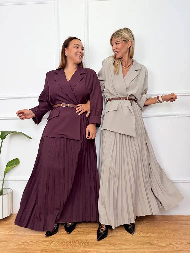 Clementine Dress Wine 2991 2