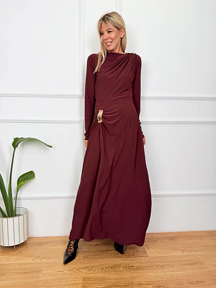 Valkyrie Dress Wine 4287 