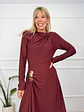 Valkyrie Dress Wine 4287  - thumbnail 4