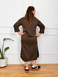 Concetta dress 17930 BROWN - thumbnail 4