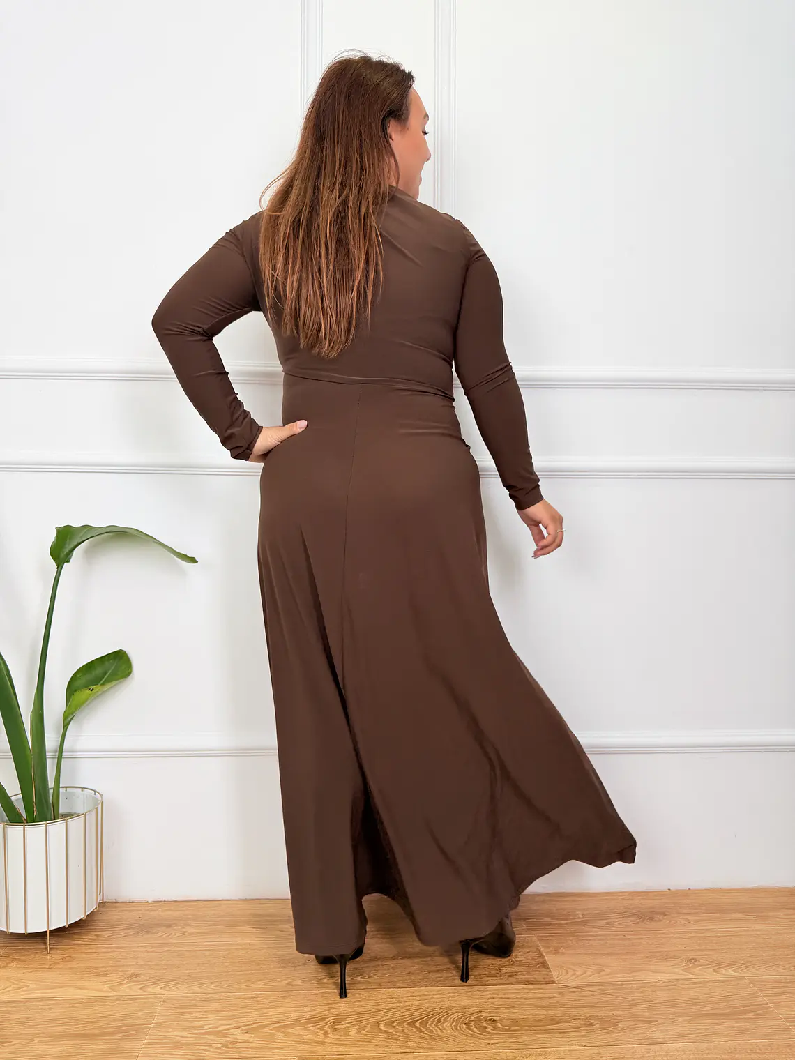 Valkyrie Dress Brown 4287   3