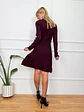Achilles Mini Dress Eggplant 18859  - thumbnail 3