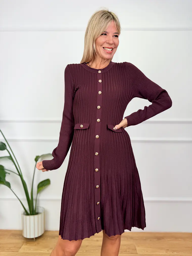 Achilles Mini Dress Eggplant 18859  4