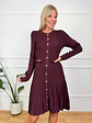 Achilles Mini Dress Eggplant 18859  - thumbnail 4
