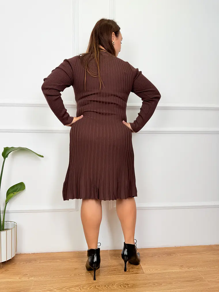 Achilles Mini Dress Brown 18859 3