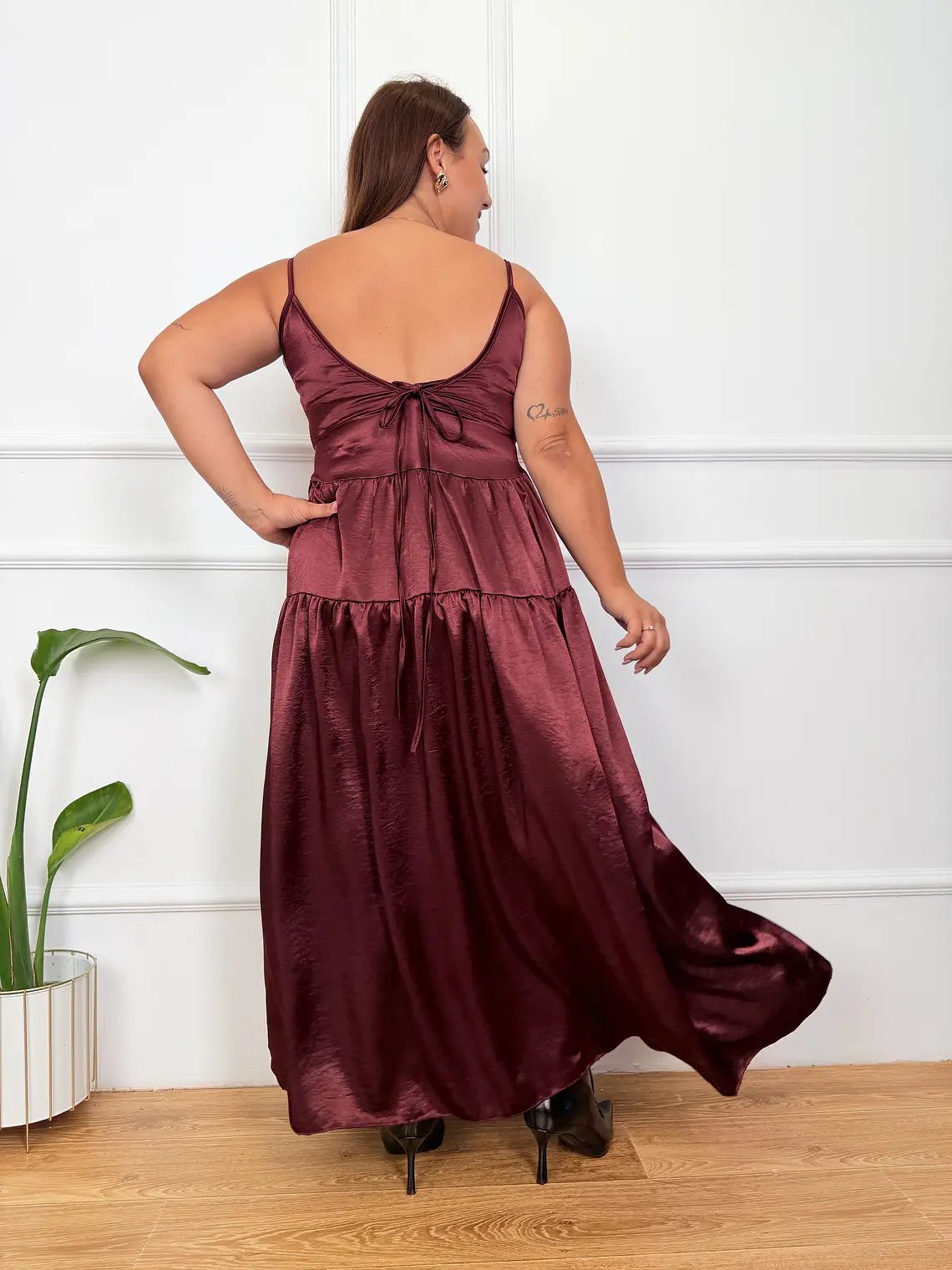 Abilene Dress Eggplant 24771  3