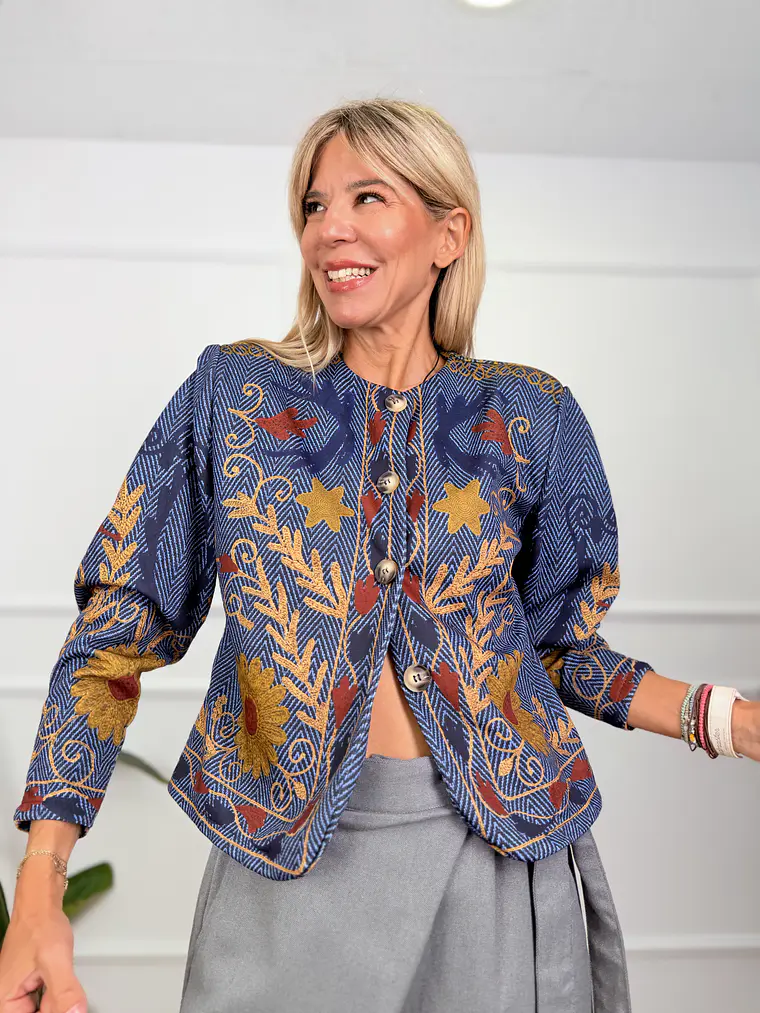 Odin Cardigan Blue 2893 1