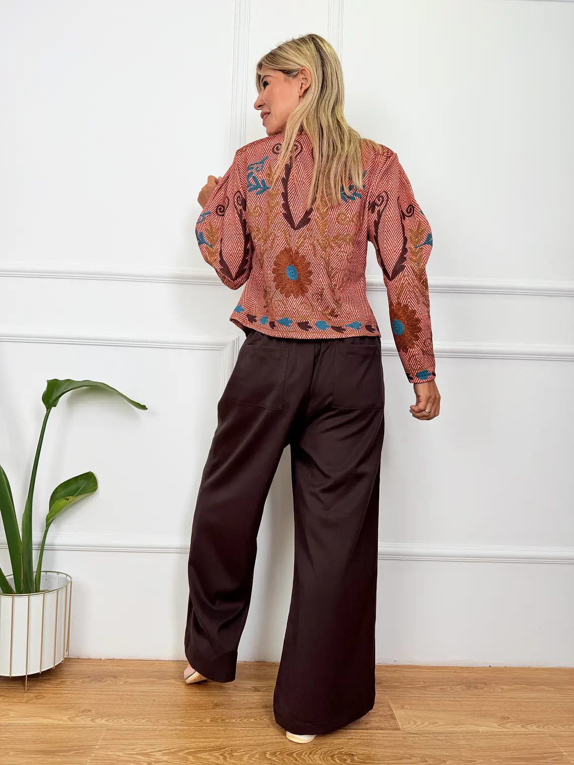 Maverick Crop Pants Choco 7551  2