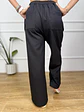 Maverick Crop Pants Black 7551 - thumbnail 4