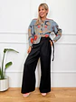 Maverick Crop Pants Black 7551 - thumbnail 1