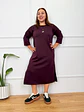 Concetta dress 17930 BURGUNDY - thumbnail 1