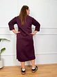 Concetta dress 17930 BURGUNDY - thumbnail 3